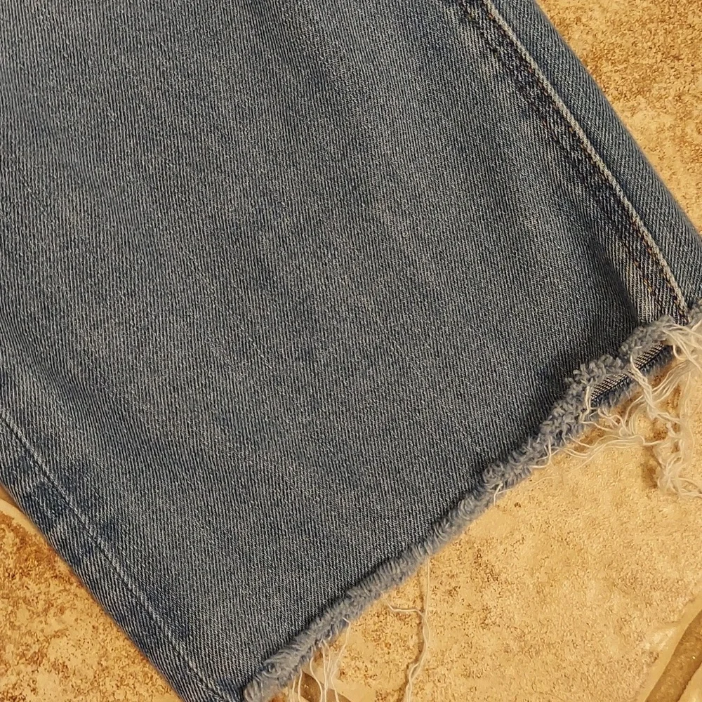 American Eagle High Rise Baggy Ankle Crop Jeans 4